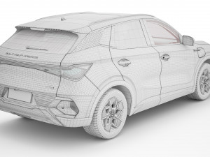 2024 BYD ATTO 3 With Interior Model 3D