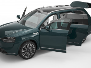 2024 Aito M9 With Interior Modelo 3D