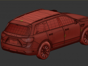 2024 Aito M9 With Interior Modelo 3D