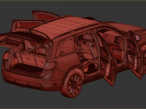 2024 Aito M9 With Interior Modelo 3D