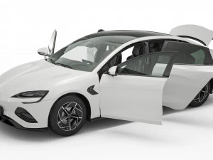 2024 BYD Seal With Interior 3D Model