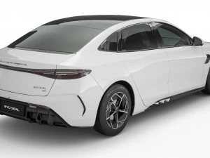 2024 BYD Seal With Interior 3D Model