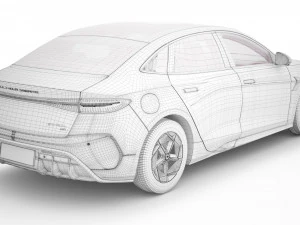2024 BYD Seal With Interior 3D Model