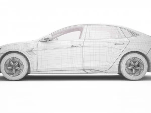 2024 BYD Seal With Interior 3D Model