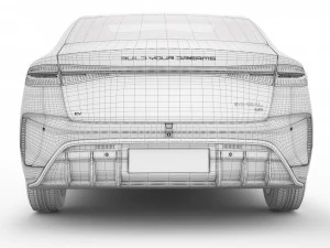 2024 BYD Seal With Interior 3D Model