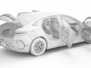 2024 BYD Seal With Interior 3D Model