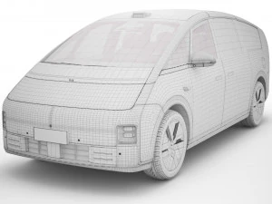 2024 Lixiang Mega 3D Model