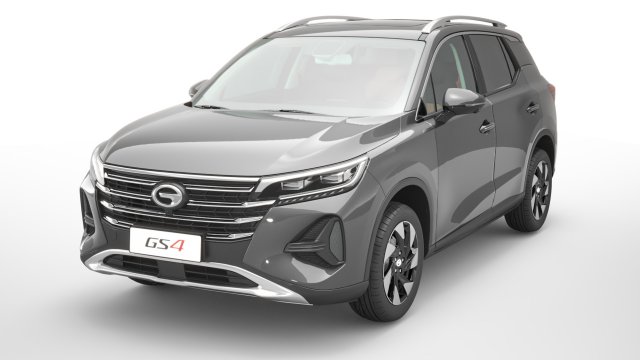 2024 GAC GS4 With Interior Modelo 3D .c4d .max .obj .3ds .fbx .stl .blend 