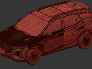 2024 GAC GS4 With Interior Modelo 3D