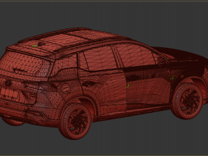 2024 GAC GS4 With Interior Modelo 3D