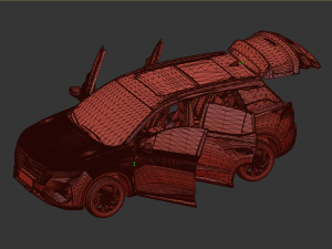 2024 GAC GS4 With Interior Modelo 3D
