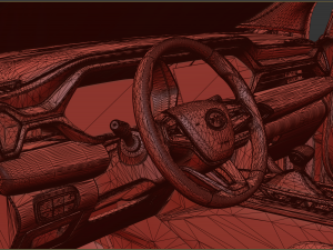2024 GAC GS4 With Interior Modelo 3D