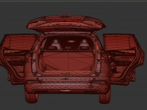 2024 GAC GS4 With Interior Modelo 3D