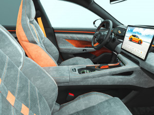 2024 Zeekr New 001 With Interior 3D 모델