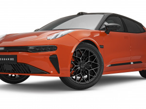 2024 Zeekr New 001 With Interior 3D 모델