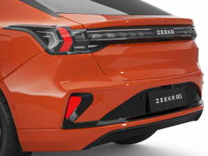 2024 Zeekr New 001 With Interior 3D 모델