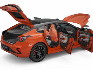 2024 Zeekr New 001 With Interior 3D 모델