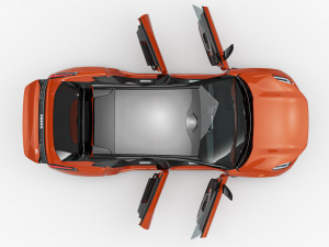 2024 Zeekr New 001 With Interior 3D 모델