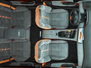 2024 Zeekr New 001 With Interior 3D 모델