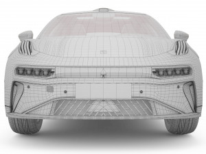 2024 Zeekr New 001 With Interior 3D 모델