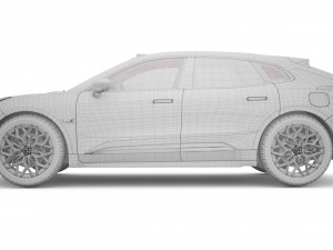 2024 Zeekr New 001 With Interior 3D 모델