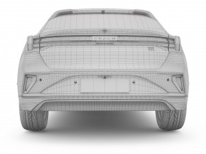 2024 Zeekr New 001 With Interior 3D 모델