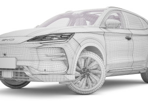 2024 BYD Seal U Song Plus DM-I With Interior Modèle 3D