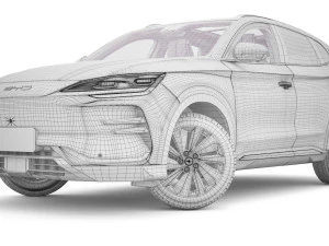 2024 BYD Seal U Song Plus DM-I With Interior 3D Model