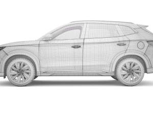 2024 BYD Seal U Song Plus DM-I With Interior 3D Model