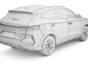 2024 BYD Seal U Song Plus DM-I With Interior Modèle 3D