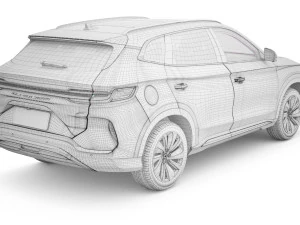2024 BYD Seal U Song Plus DM-I With Interior 3D Model