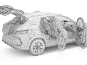 2024 BYD Seal U Song Plus DM-I With Interior 3D Model