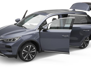 2024 BYD Tang With Interior Model 3D
