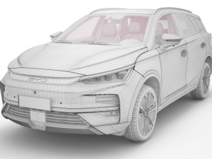 2024 BYD Tang With Interior Model 3D