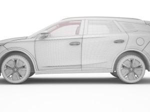 2024 BYD Tang With Interior Model 3D