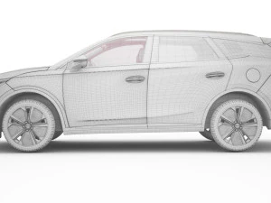 2024 BYD Tang With Interior 3D Model