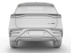 2024 BYD Tang With Interior Model 3D