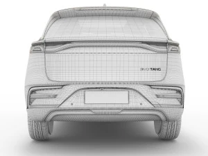 2024 BYD Tang With Interior 3D Model