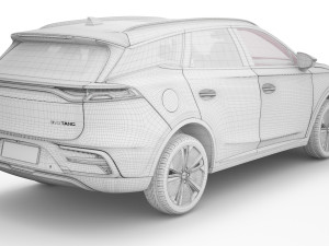 2024 BYD Tang With Interior Model 3D