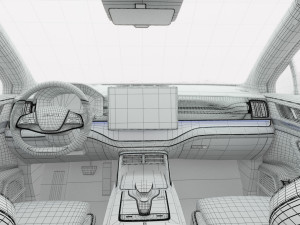2024 BYD Tang With Interior Model 3D