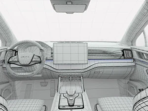 2024 BYD Tang With Interior 3D Model