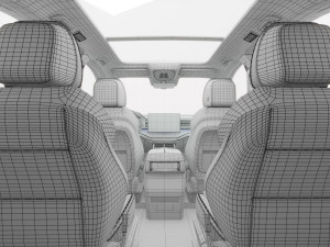 2024 BYD Tang With Interior Model 3D