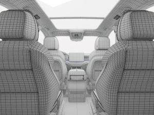 2024 BYD Tang With Interior 3D Model