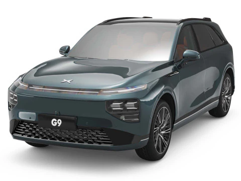 2025 Xpeng G9 con interni Modello 3D