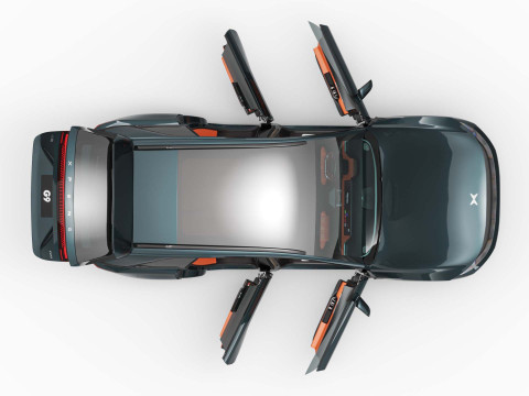 2025 Xpeng G9 With Interior 3D Model