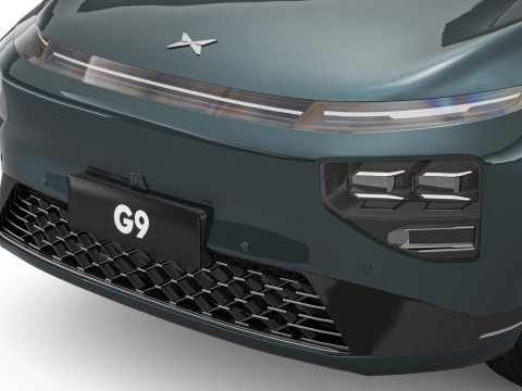 2025 Xpeng G9 With Interior 3D Model