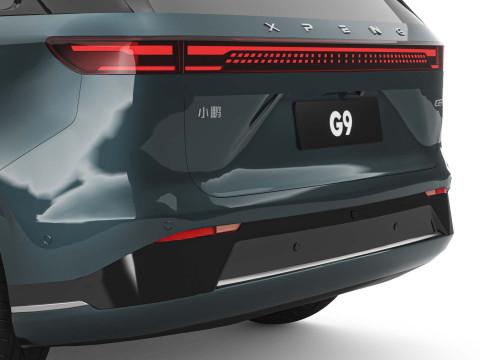 2025 Xpeng G9 With Interior 3D Model