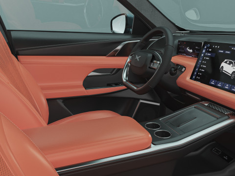 2025 Xpeng G9 With Interior 3D Model
