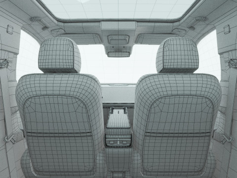2025 Xpeng G9 With Interior 3D Model