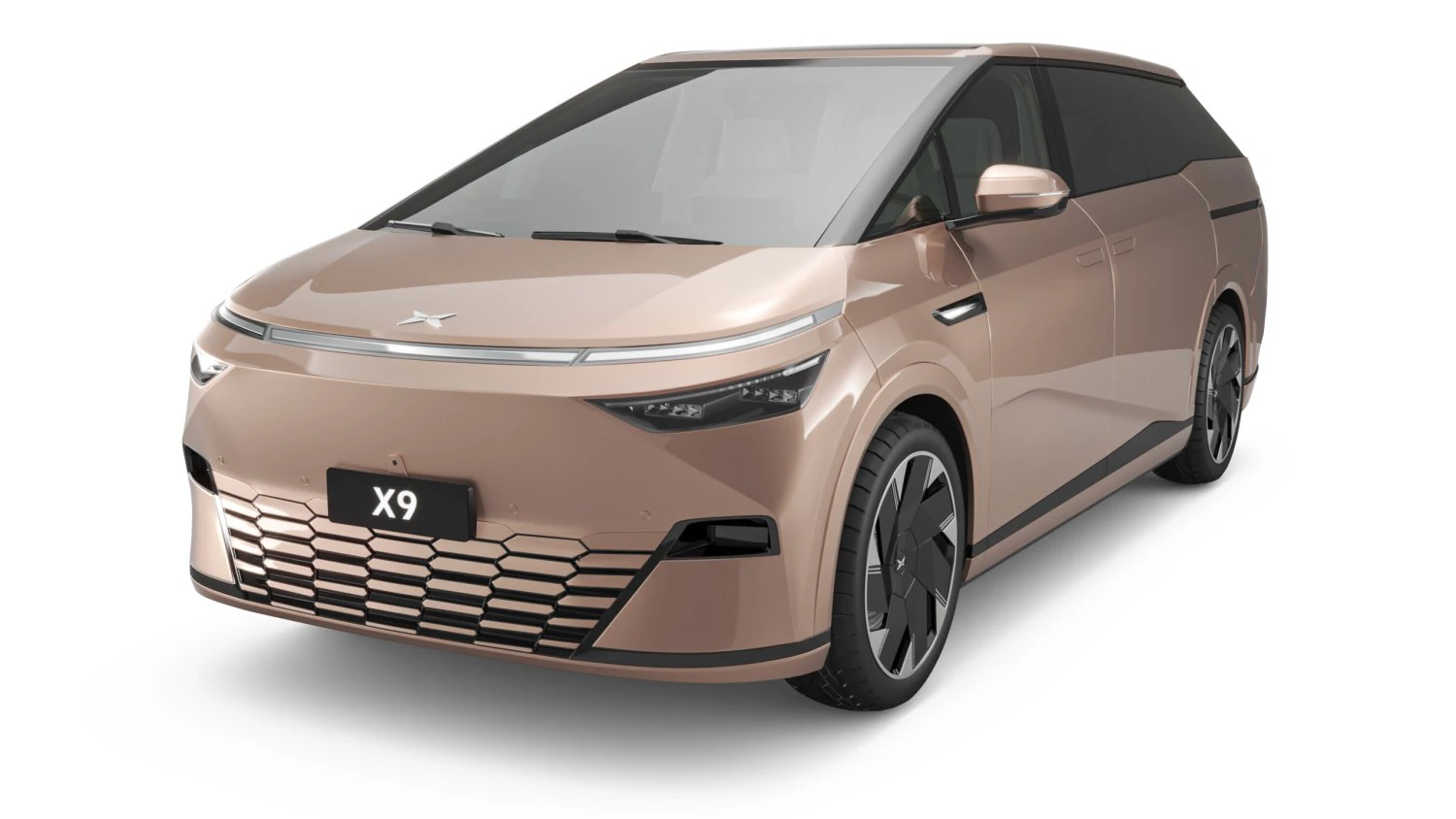2024 Xpeng X9 With Interior 3D Model .c4d .max .obj .3ds .fbx .stl .blend 